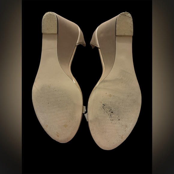 Nude and Rhinestone Wedges - Picture 6 of 6